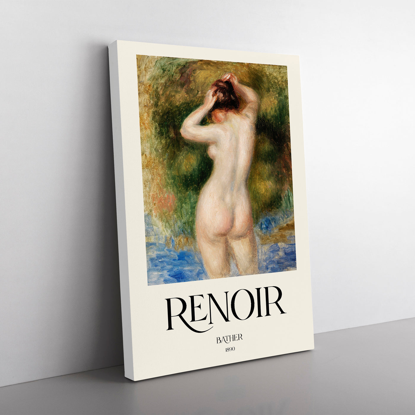 Bather Print By Pierre-Auguste Renoir