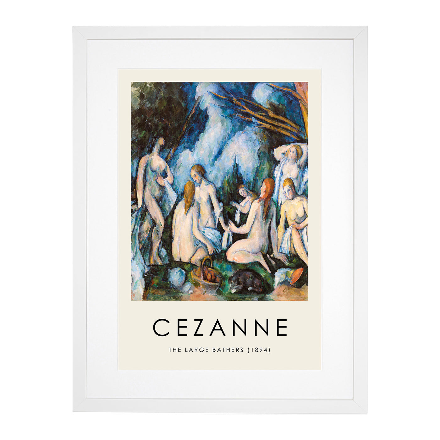 Bathers Vol.7 Print By Paul Cezanne