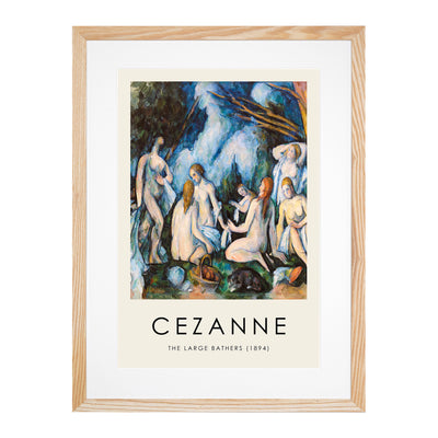 Bathers Vol.7 Print By Paul Cezanne