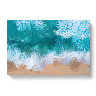 Beach In Melbourne Australia In Abstract Canvas Print Main Image