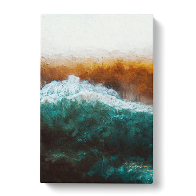 Beach In Santa Monica In Abstract Canvas Print Main Image
