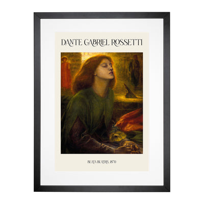 Beata Beatrix Print By Dante Gabriel Rossetti Framed Print Main Image