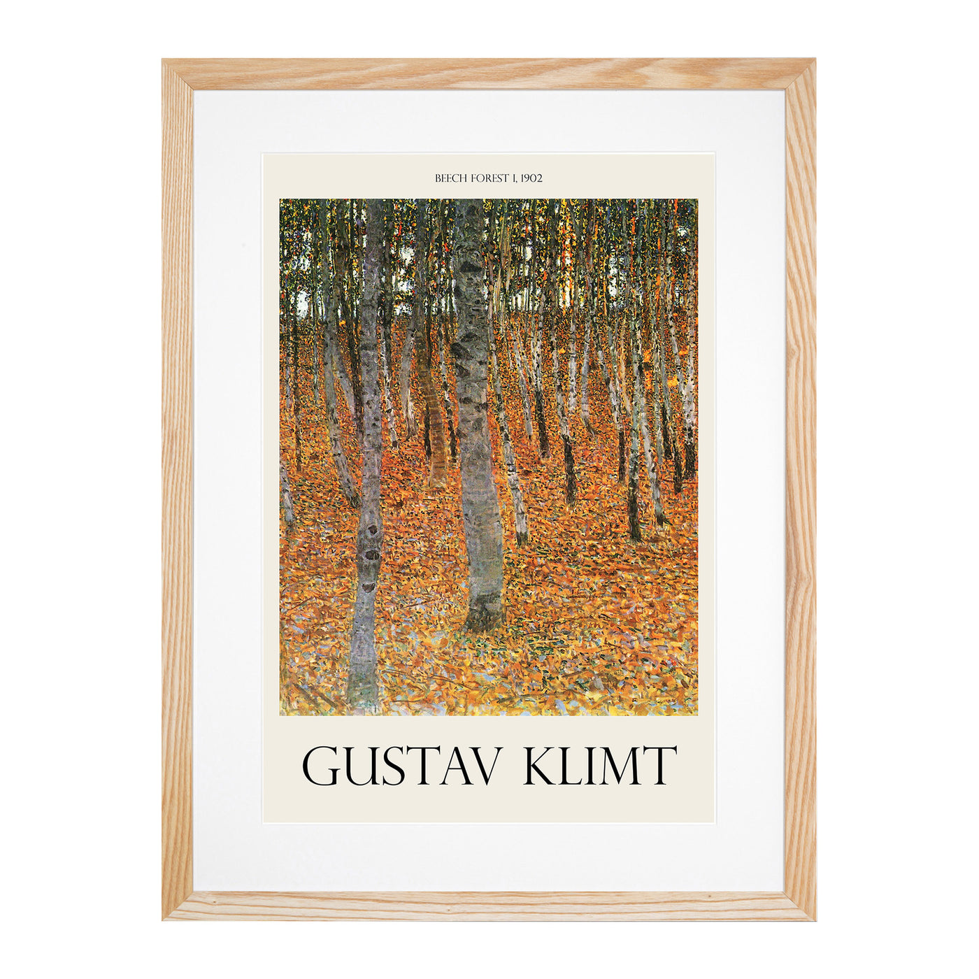 Beech Grove Forest Vol.2 Print By Gustav Klimt