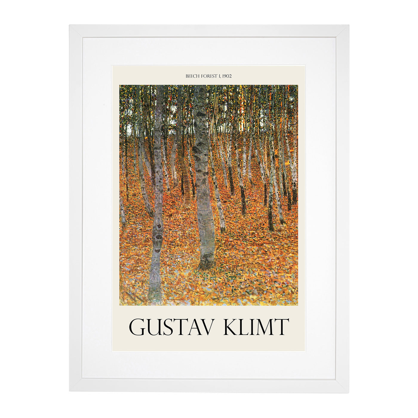 Beech Grove Forest Vol.2 Print By Gustav Klimt