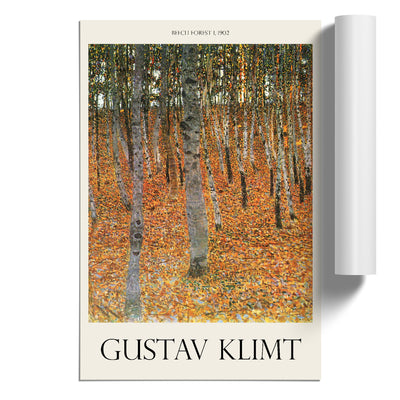 Beech Grove Forest Vol.2 Print By Gustav Klimt