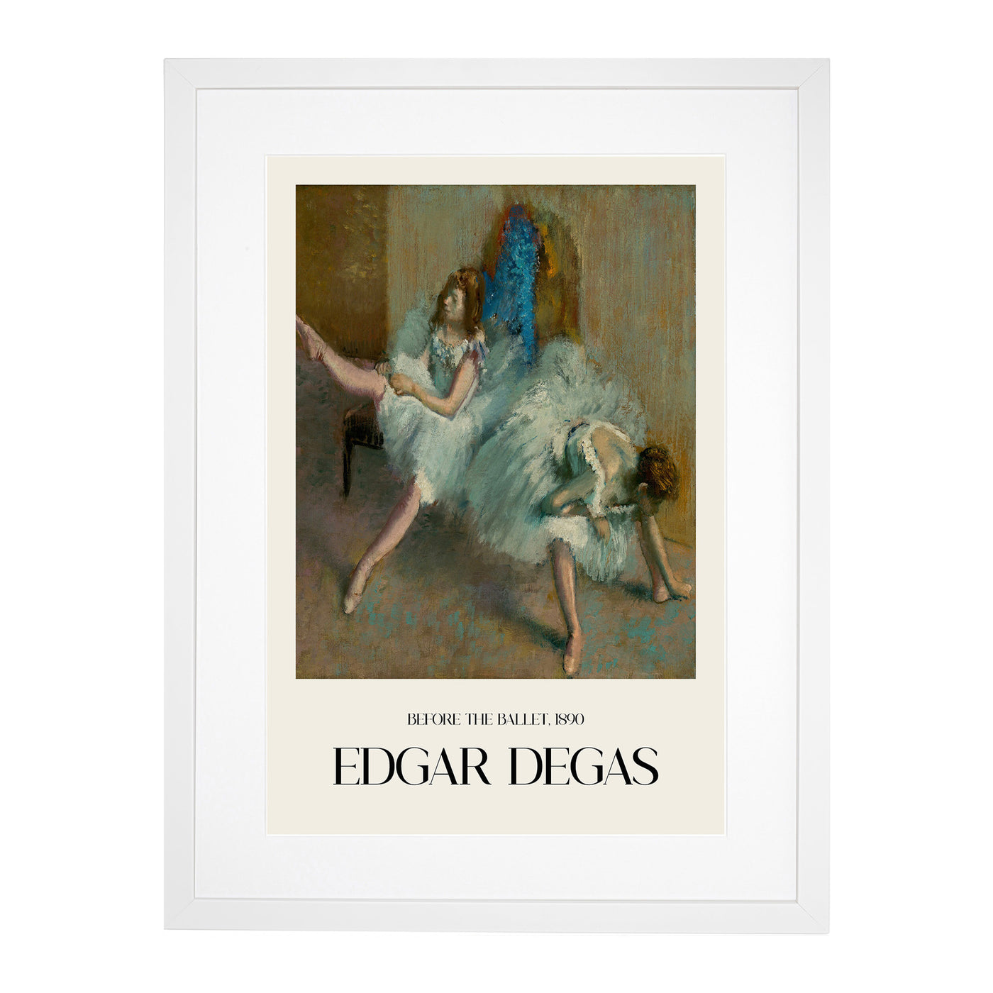 Before The Ballet Print By Edgar Degas