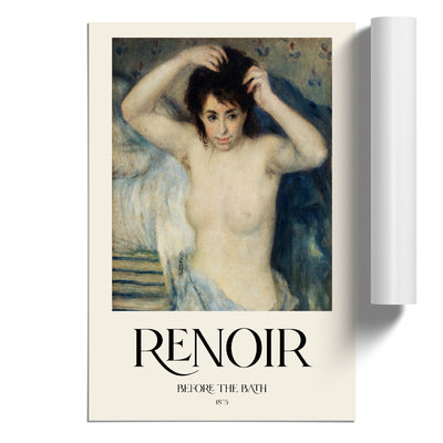 Before The Bath Print By Pierre-Auguste Renoir