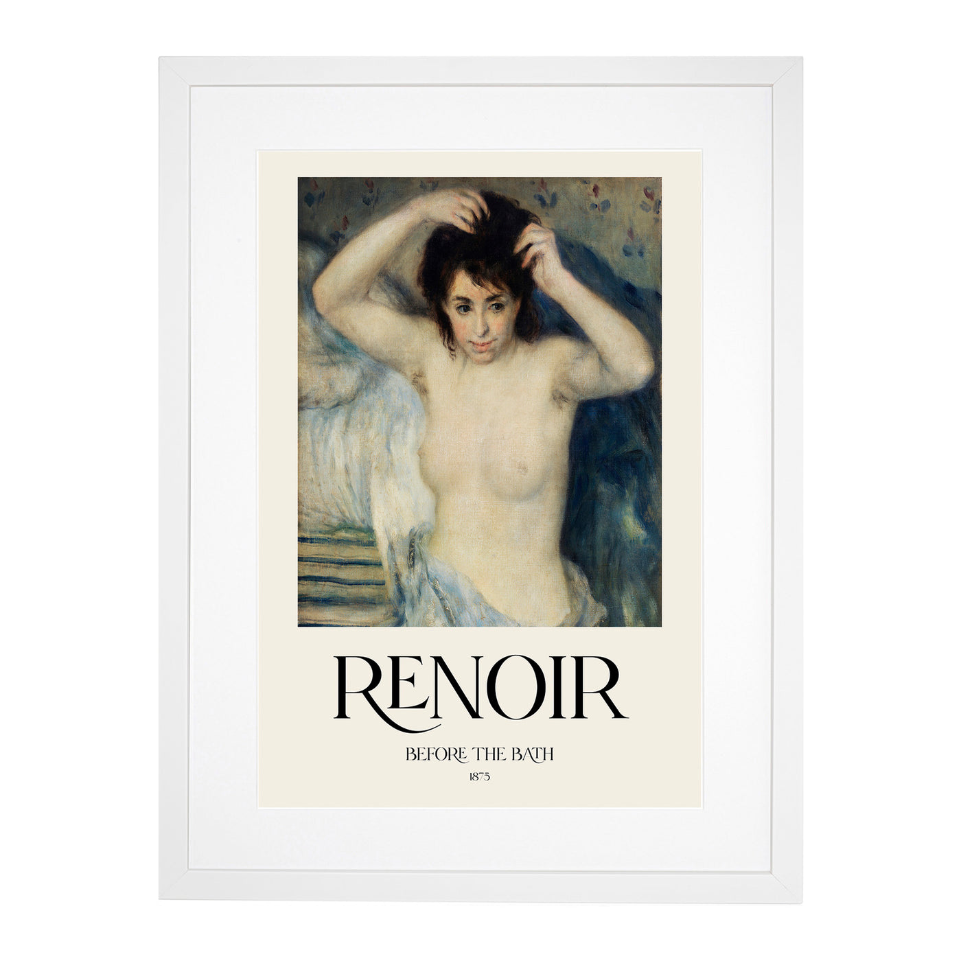 Before The Bath Print By Pierre-Auguste Renoir