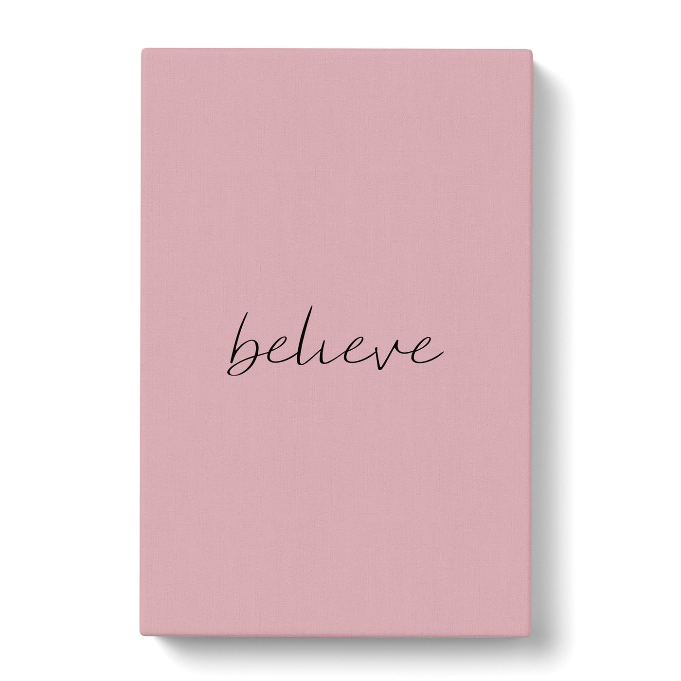 Believe Typography Canvas Print Main Image