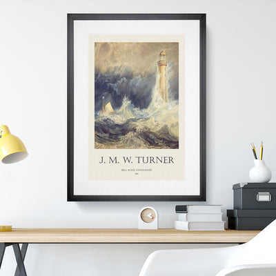 Bell Rock Lighthouse Print By Joseph-Mallord William Turner