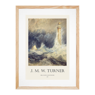 Bell Rock Lighthouse Print By Joseph-Mallord William Turner