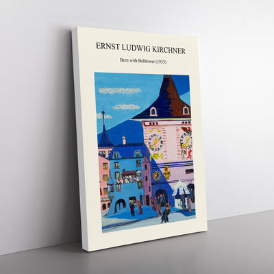 Bern With Belltower Print By Ernst Ludwig Kirchner