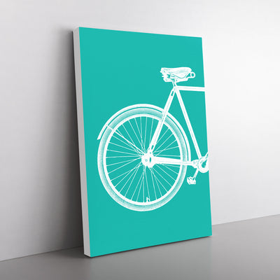 Bicycle Abstract No.1 Teal