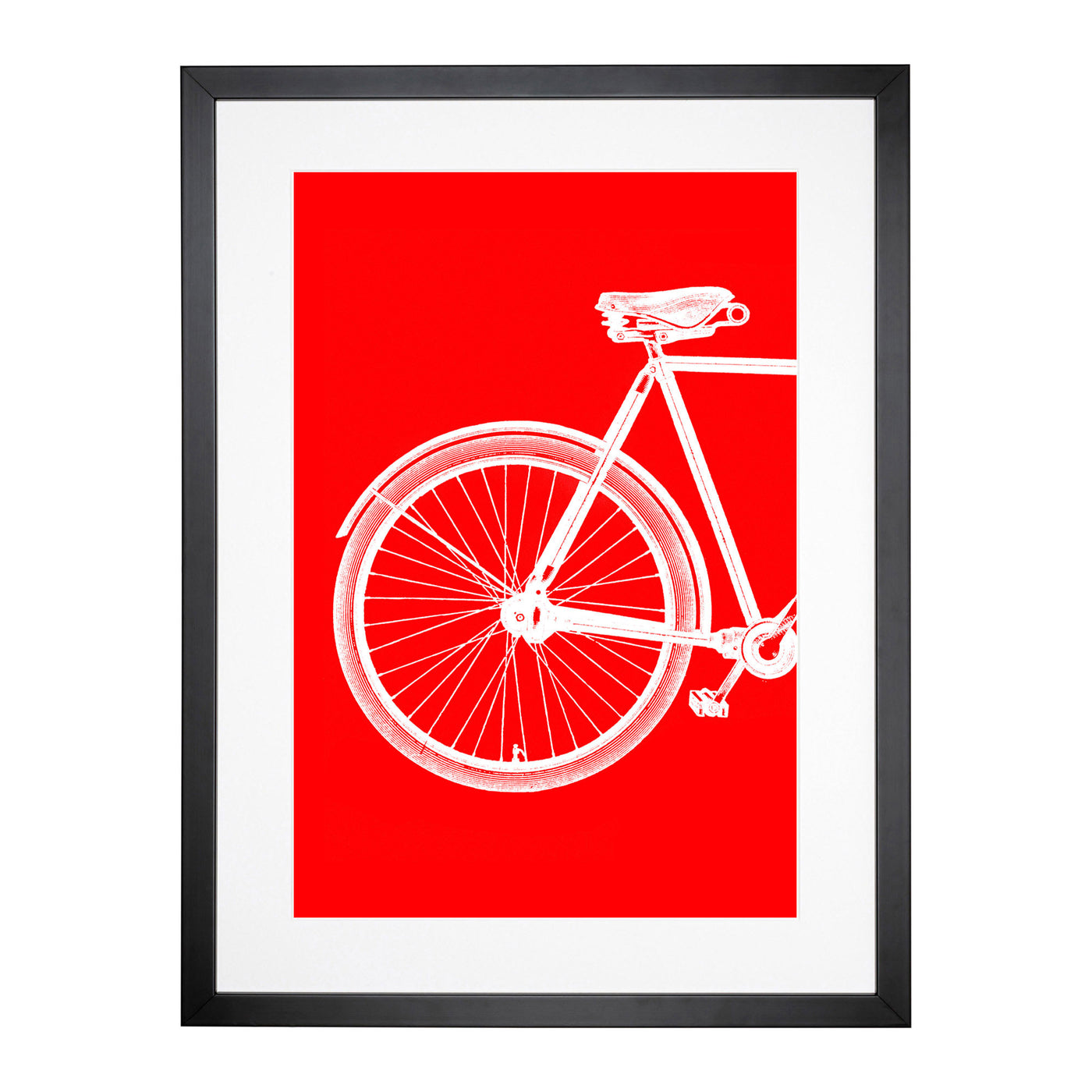 Bicycle Abstract No.1 Framed Print Main Image