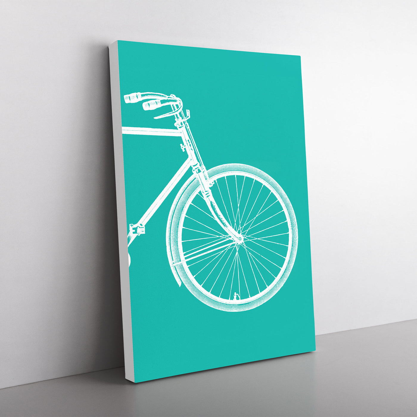Bicycle Abstract No.2 Teal