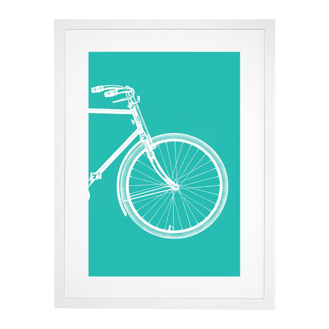 Bicycle Abstract No.2 Teal