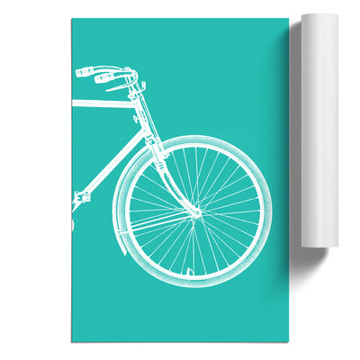 Bicycle Abstract No.2 Teal