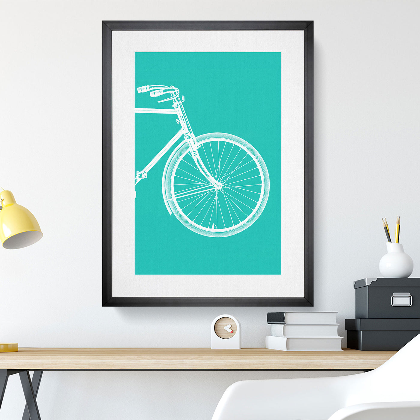 Bicycle Abstract No.2 Teal