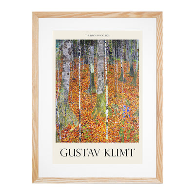 Birch Forest Print By Gustav Klimt