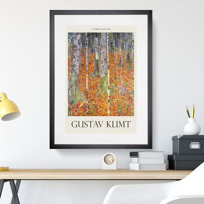 Birch Forest Print By Gustav Klimt