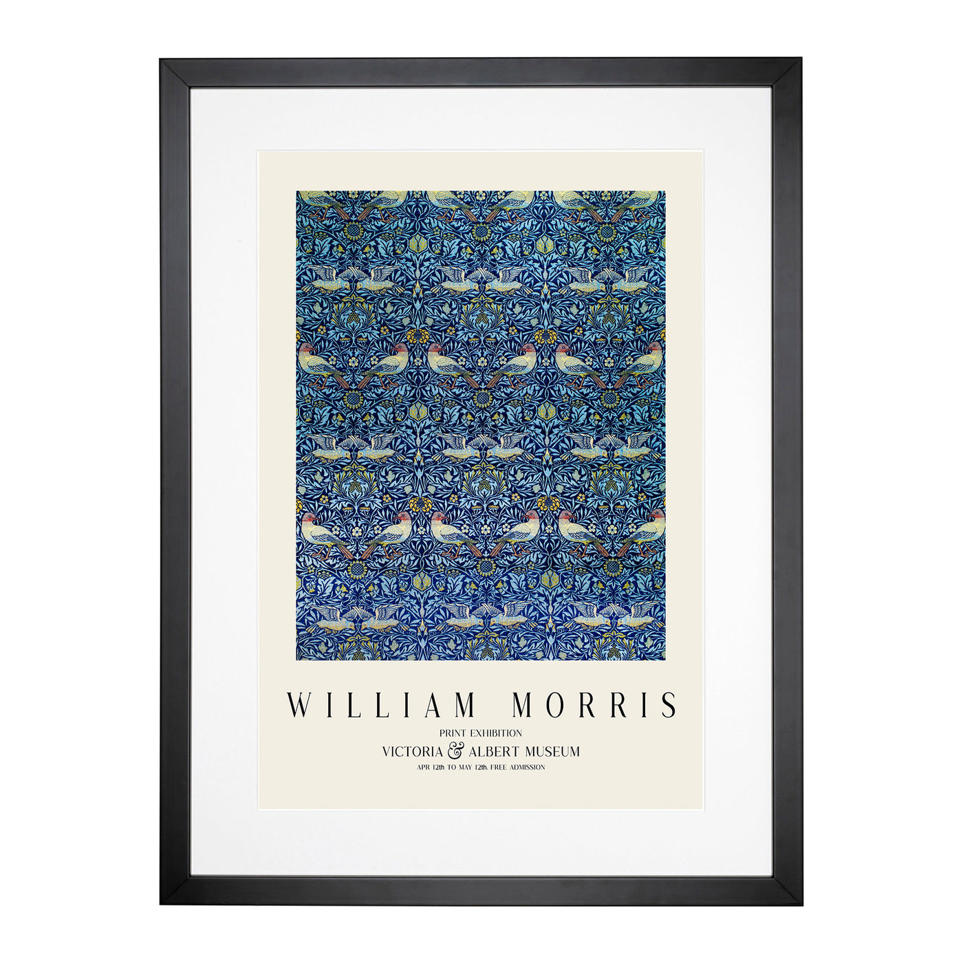 Birds Vol.1 Print By William Morris Framed Print Main Image