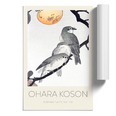 Birds & Plants Print By Ohara Koson