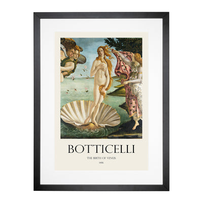 Birth Of Venus Print By Sandro Botticelli Framed Print Main Image