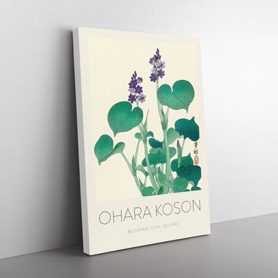 Blooming Hosta Flower Print By Ohara Koson