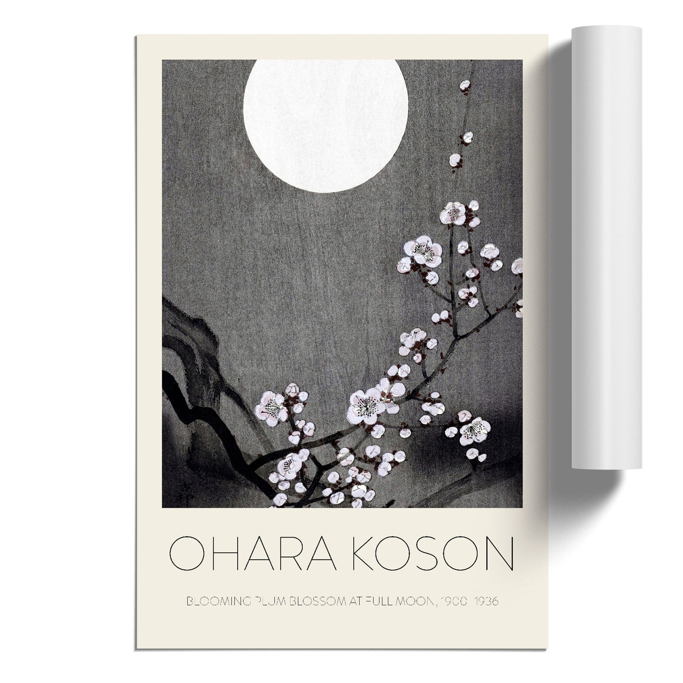 Blooming Plum Blossom Print By Ohara Koson