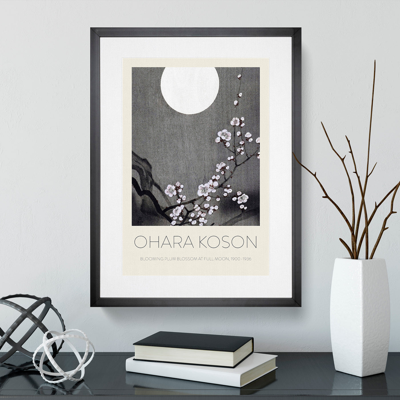 Blooming Plum Blossom Print By Ohara Koson