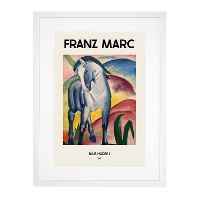 Blue Horse Vol.1 Print By Franz Marc