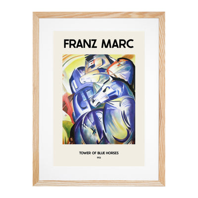 Blue Horses Print By Franz Marc