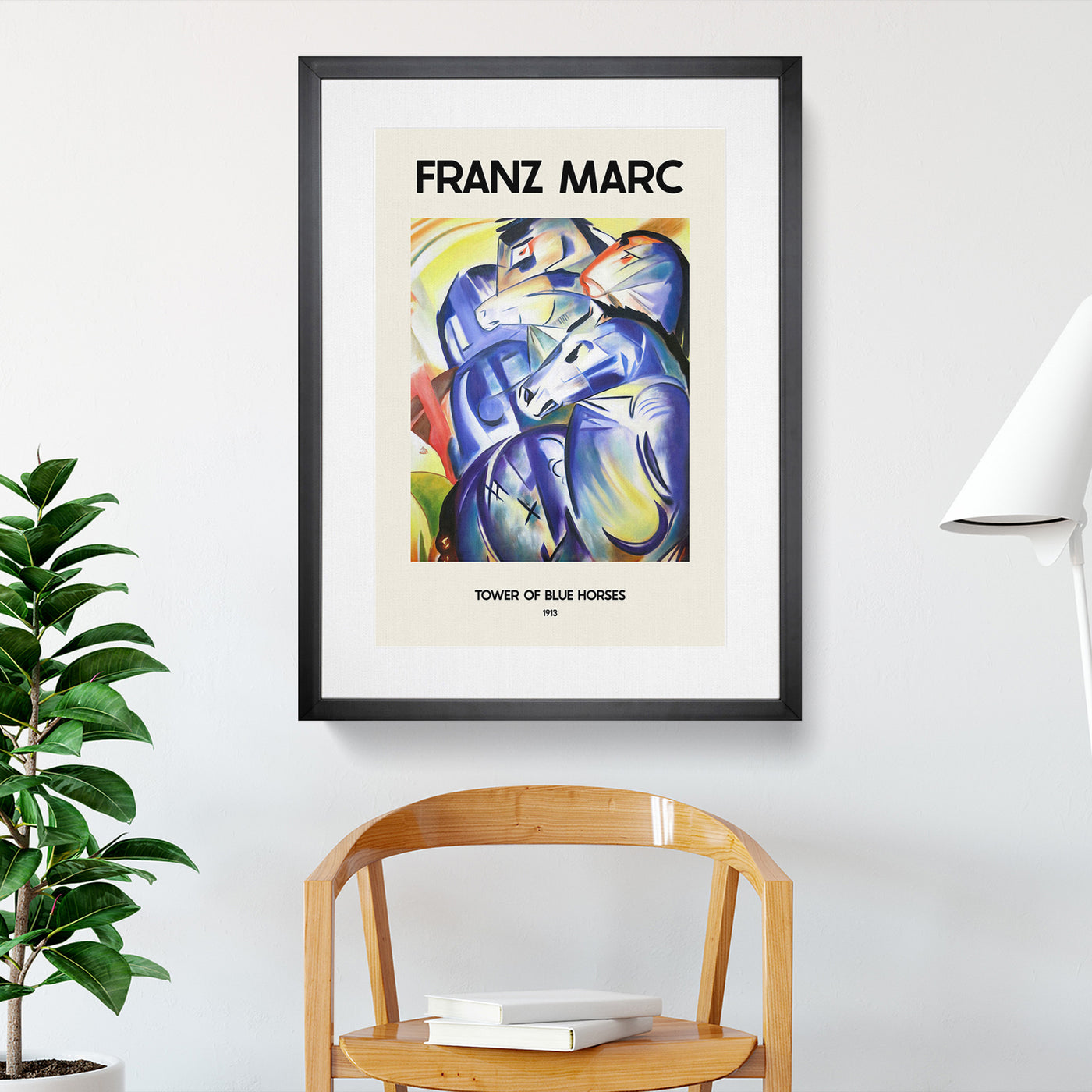 Blue Horses Print By Franz Marc