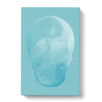 Blue Twilight Skull Canvas Print Main Image