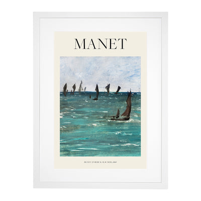 Boats At Berck Sur Mer Print By Edouard Manet