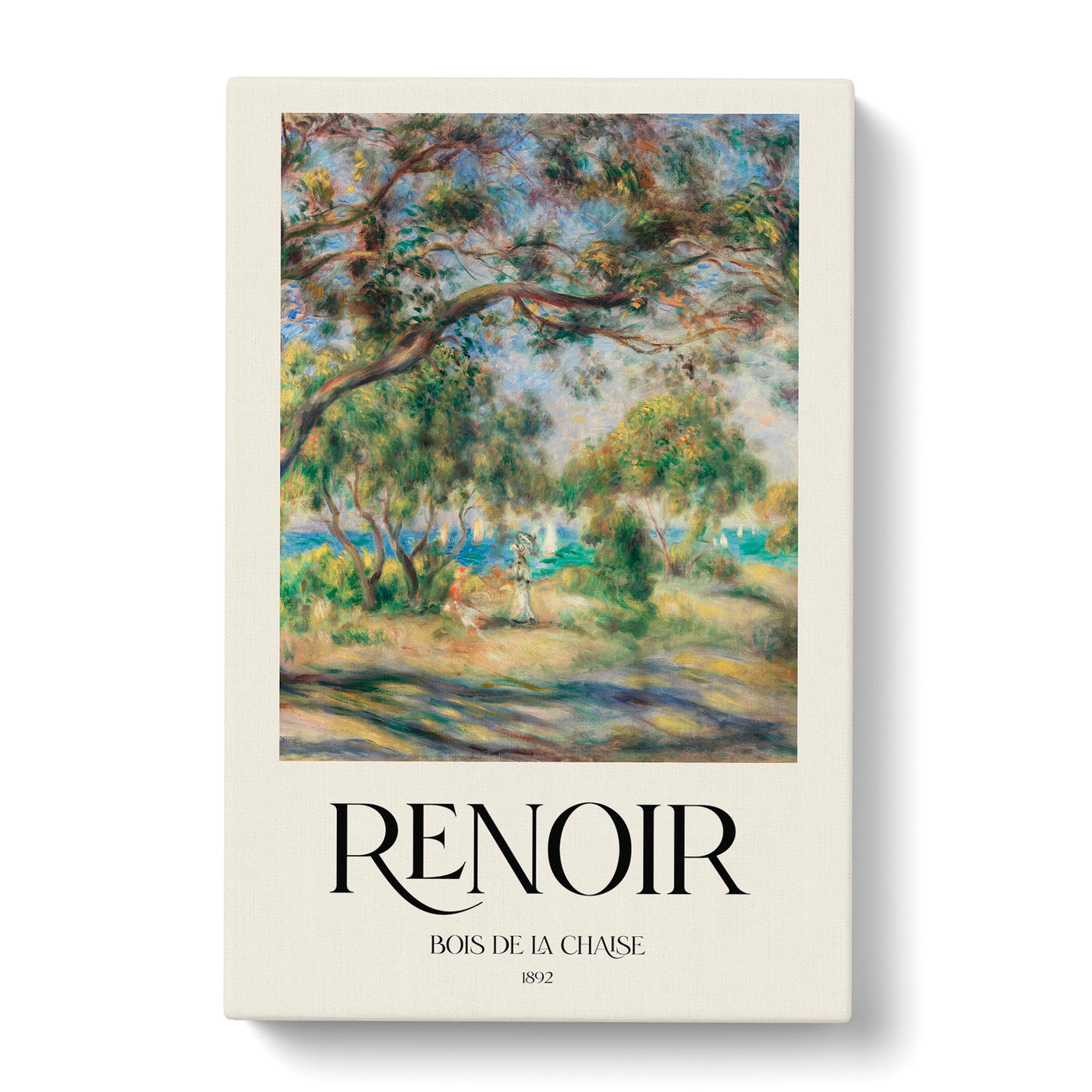 Bois De La Chaise Print By Pierre-Auguste Renoir Canvas Print Main Image