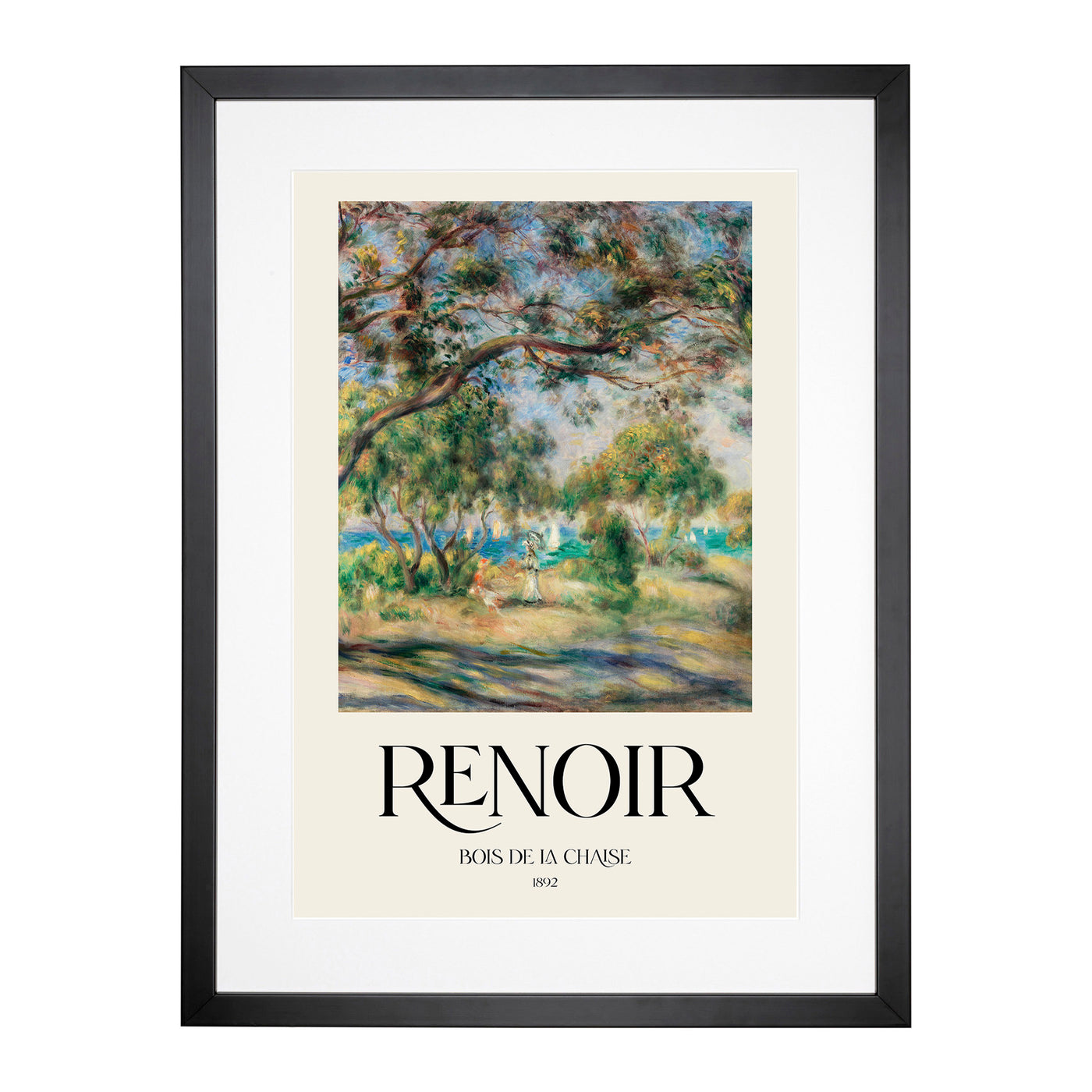 Bois De La Chaise Print By Pierre-Auguste Renoir Framed Print Main Image