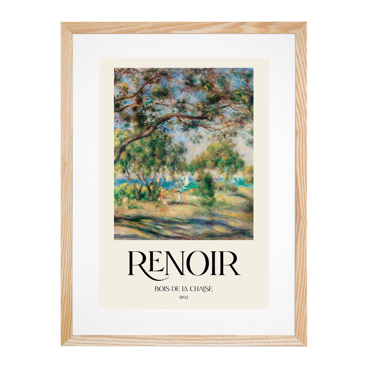 Bois De La Chaise Print By Pierre-Auguste Renoir