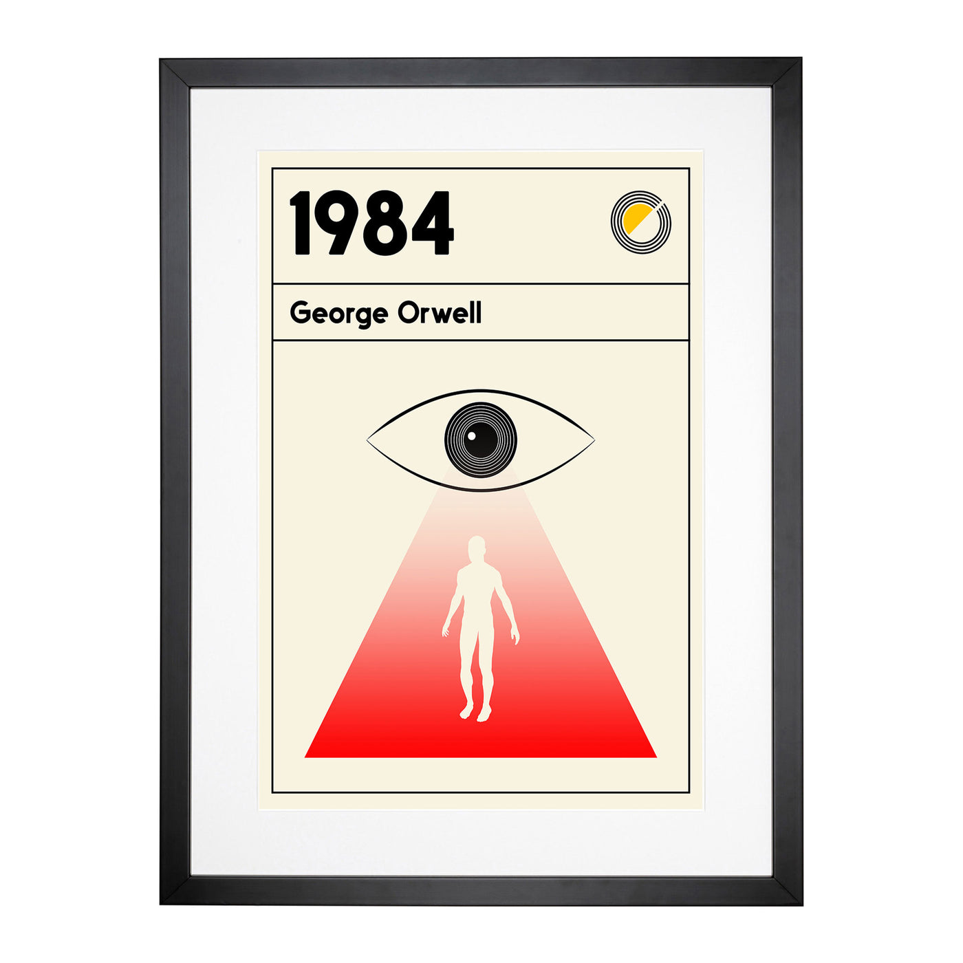 Book Cover 1984 George Orwell Framed Print Main Image