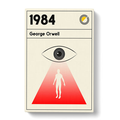 Book Cover 1984 George Orwell Canvas Print Main Image