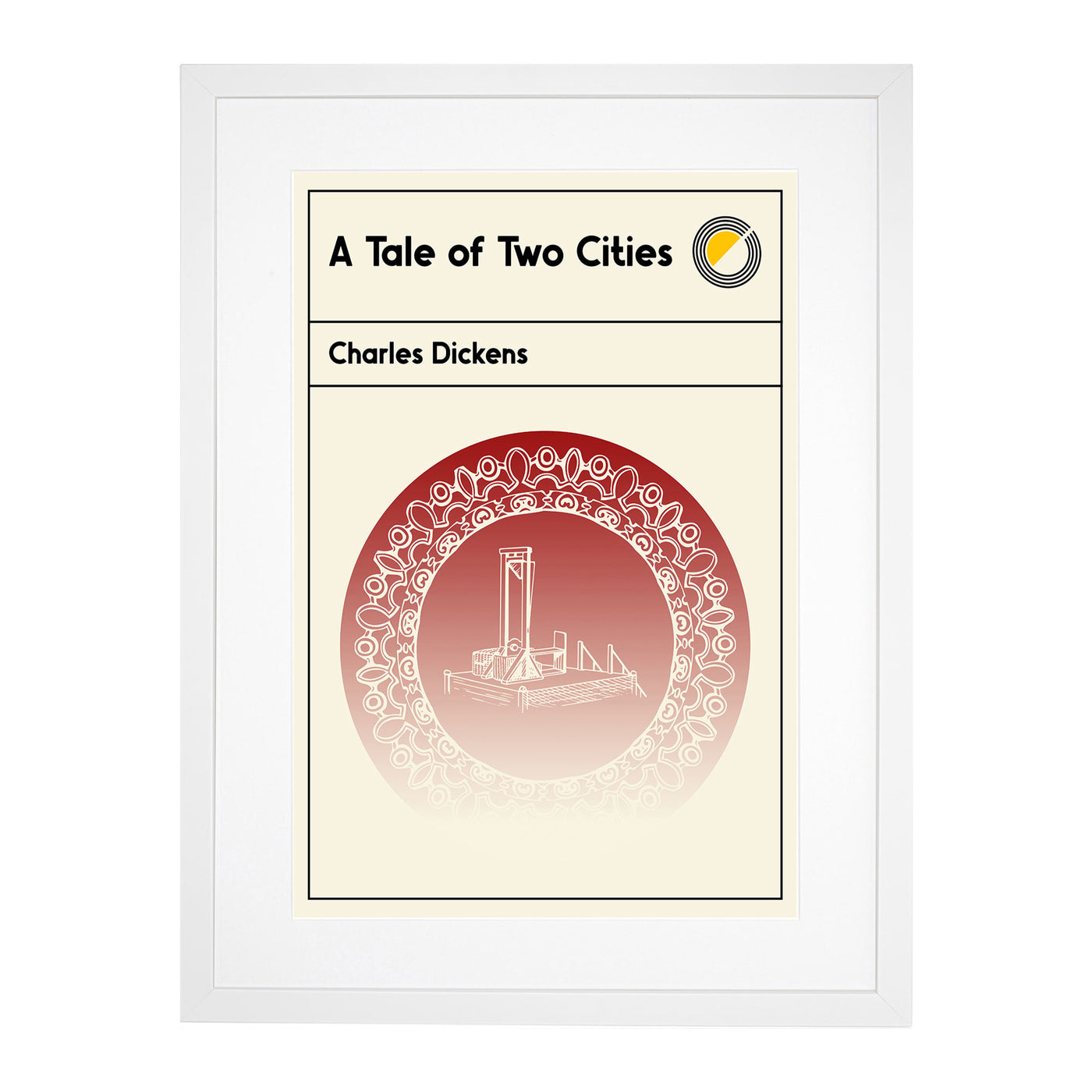 Book Cover A Tale of Two Cities Charles Dickens