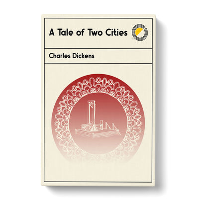 Book Cover A Tale Of Two Cities Charles Dickens Canvas Print Main Image