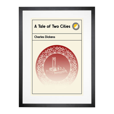 Book Cover A Tale Of Two Cities Charles Dickens Framed Print Main Image