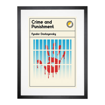 Book Cover Crime And Punishment Fyodor Dostoyevsky Framed Print Main Image