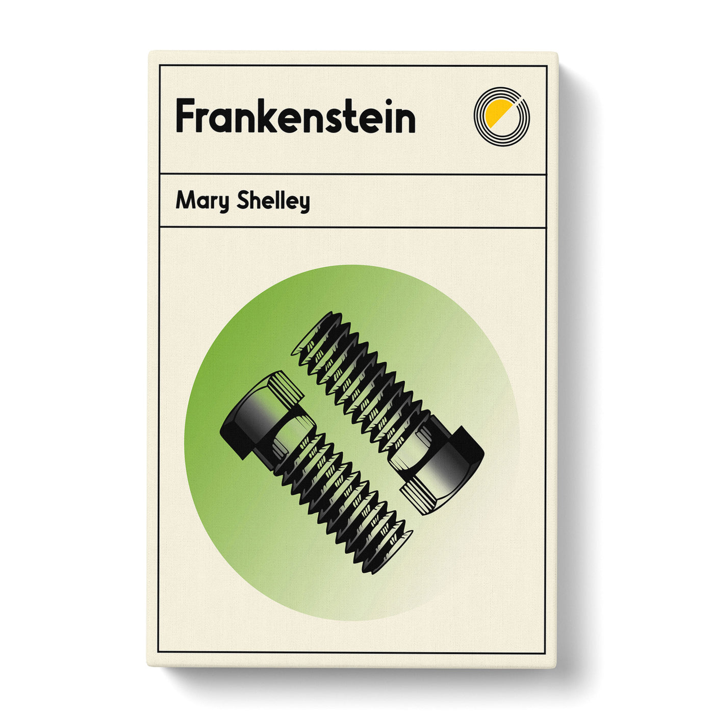 Book Cover Frankenstein Mary Shelley Canvas Print Main Image