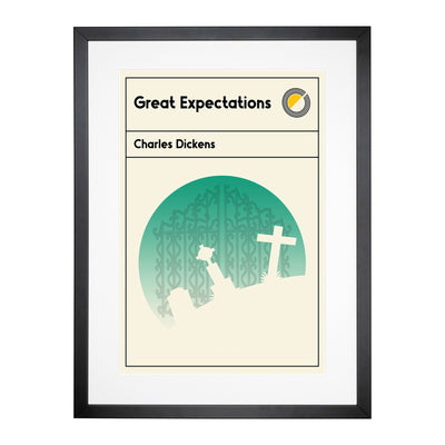 Book Cover Great Expectations Charles Dickens Framed Print Main Image