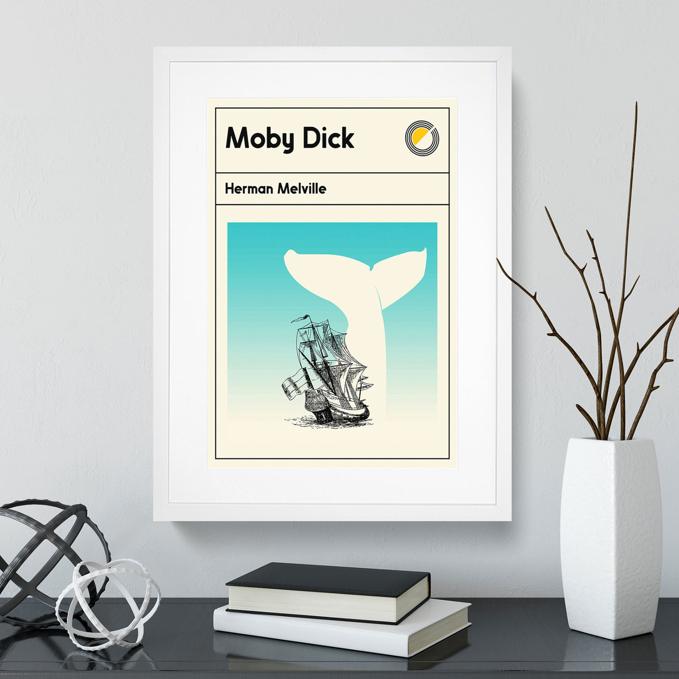 Book Cover Moby Dick Herman Melville