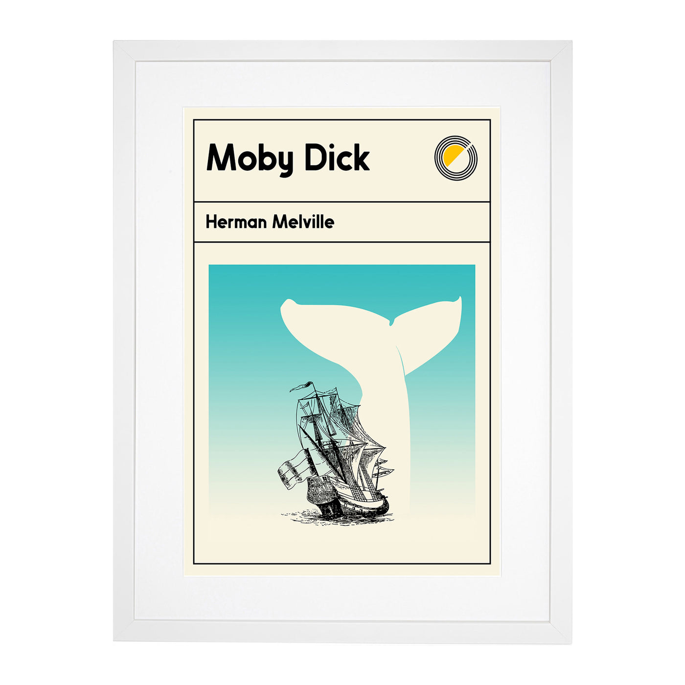 Book Cover Moby Dick Herman Melville