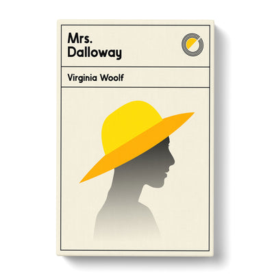 Book Cover Mrs Dalloway Virginia Wolf Canvas Print Main Image
