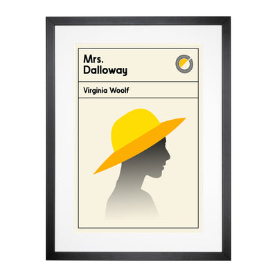 Book Cover Mrs Dalloway Virginia Wolf Framed Print Main Image
